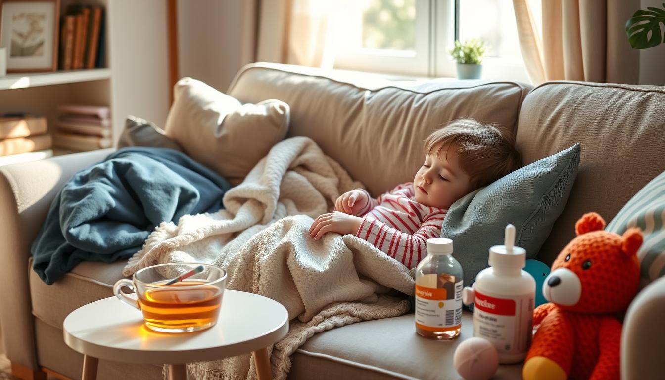 how to treat flu in toddlers